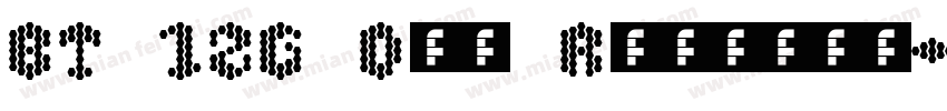 BT 12G Dot Regular字体转换